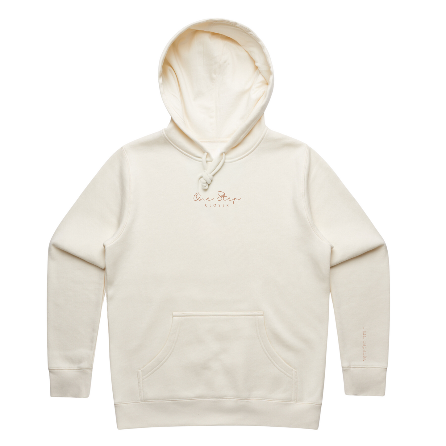One Step Closer Mindful Threads Fleece Hoodie