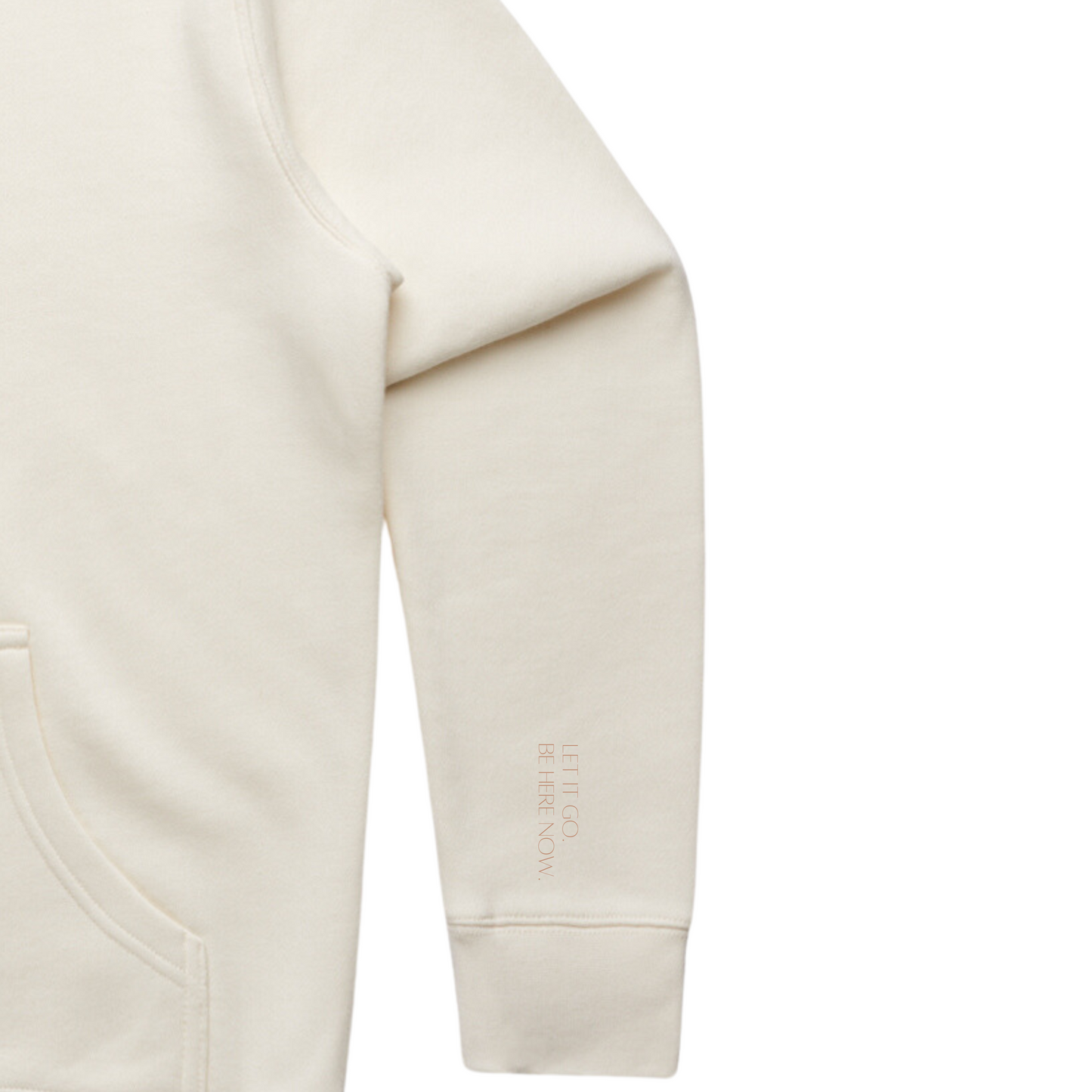 Be Present Mindful Threads Fleece Hoodie